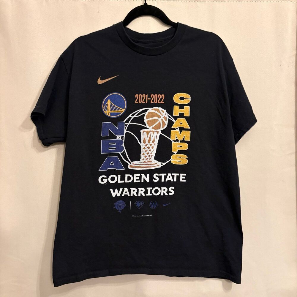 Nike Golden State Warriors 2021 2022 NBA Champions Shirt See Measurements